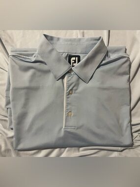 FJ Light Blue Golf Polo